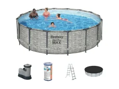 Bestway Aufstellpools^Steel Pro MAX 488x122cm Pool – 5-teilig