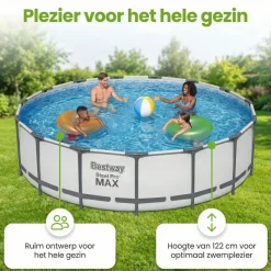 Bestway Aufstellpools-steel pro max 549x122cm pool – 5-teilig