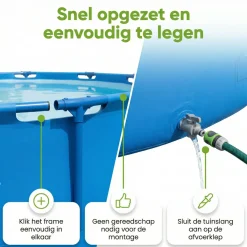 Bestway steel pro 396x84cm pool – 3-teilig< Aufstellpools