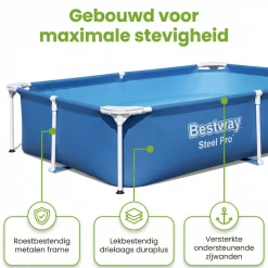 Bestway Aufstellpools-steel pro 221x150x43cm pool