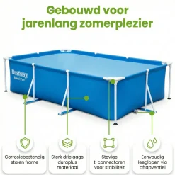Bestway Aufstellpools^steel pro 300x201x66cm pool – 3-teilig