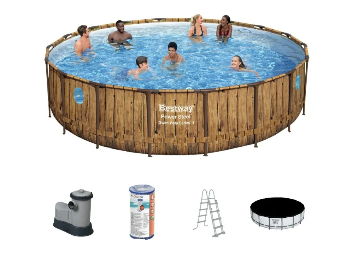 Bestway Swim Vista 549x122cm Pool – 5-teilig< Aufstellpools