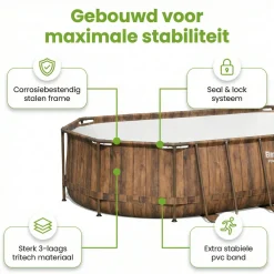 Bestway Swim Vista 549x122cm Pool – 5-teilig< Aufstellpools