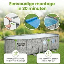Bestway Swim Vista 549x274x122cm Pool – 5-teilig< Aufstellpools