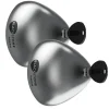 Markenlos Türschlösser^Blackstone Silver COMBO Set von 2 Van-Schlösser