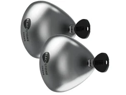 Markenlos Türschlösser^Blackstone Silver COMBO Set von 2 Van-Schlösser