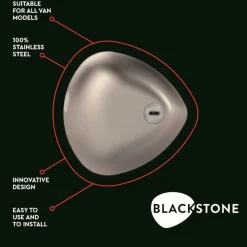 Markenlos Türschlösser^Blackstone Silver COMBO Set von 2 Van-Schlösser