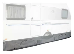 Bo-Camp Bodenschürzen-- Caravan-Lüftungsleiste - Deluxe universal - Grau