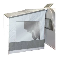 Bo-Camp 225 cm graue Universal Markisen Seitenwand< Wohnwagen Sonnendach Mit Seitenwände|Seitenwände