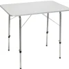Bo-Camp Höhenverstellbare Campingtische^80 x 60 Tisch