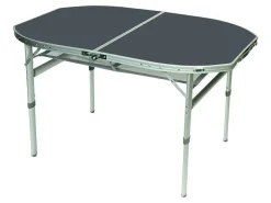 Bo-Camp Campingtische Klappbar|Höhenverstellbare Campingtische-120 x 80 Tisch