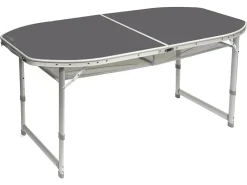 Bo-Camp 150 x 80 Tisch< Campingtische Klappbar|Höhenverstellbare Campingtische