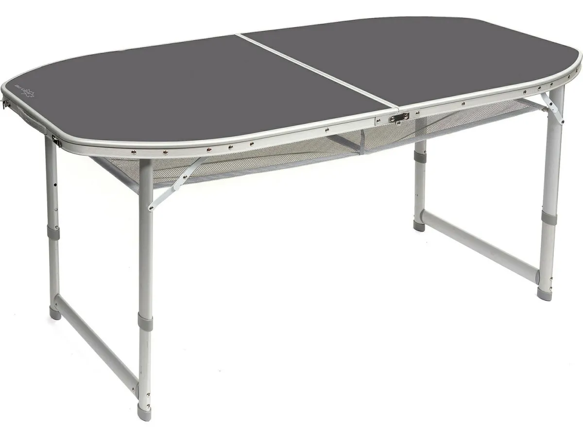Bo-Camp 150 x 80 Tisch< Campingtische Klappbar|Höhenverstellbare Campingtische