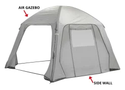 Bo-Camp Partyzelt Seitenwände^Air Gazebo Seitenwand mit Fenster und Tür