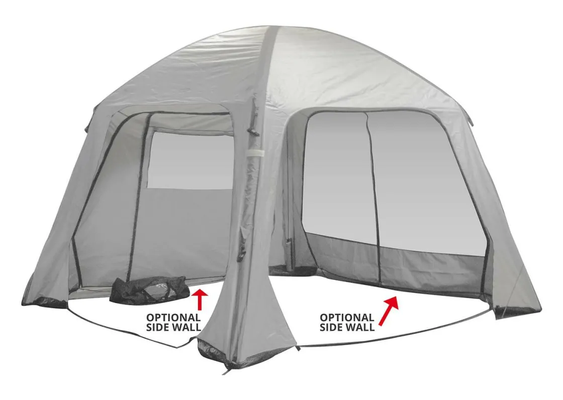 Bo-Camp Partyzelt Seitenwände^Air Gazebo Seitenwand mit Fenster und Tür
