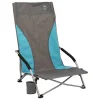Bo-Camp Compact Hoch Strandstuhl - Blue/Grey< Strandstühle