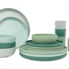 Bo-Camp Geschirrsets^Dune RPET 16-Teilig Geschirrset - Green