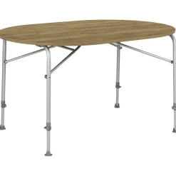 Bo-Camp Höhenverstellbare Campingtische^Feder oval 130 x 90 Tisch