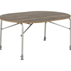 Bo-Camp Höhenverstellbare Campingtische^Feder oval 130 x 90 Tisch