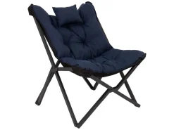 Bo-Camp Industrial Brandon Relaxsessel - Cationic Blue< Relaxstühle|Faltstühle
