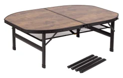 Bo-Camp Campingtische Klappbar-Industrial Melrose Oval 120 x 80 Tisch