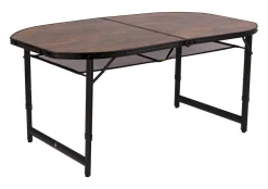 Bo-Camp Campingtische Klappbar^Industrial Woodbine oval 150 x 80 Tisch