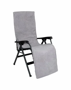 Bo-Camp L Universal gepolsterter Liegestuhlbezug - Grey< Stuhlbezüge