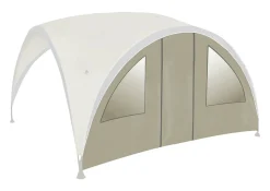 Bo-Camp Medium Party Shelter Seitenwand mit Fenster und Tür< Partyzelt Seitenwände