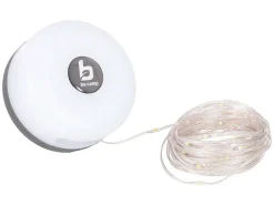 Bo-Camp Campinglampen Aufladbar|Campinglampen Aufladbar-Mira einziehbare Lichterkette