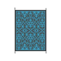 Bo-Camp Teppiche|Teppiche^Oriental 200 x 180 cm azureblaue Chill-Matte