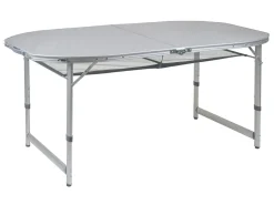 Bo-Camp Campingtische Klappbar|Höhenverstellbare Campingtische^Premium 150 x 80 Tisch