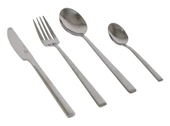 Bo-Camp Besteck-silbernes 4-Personen Besteckset