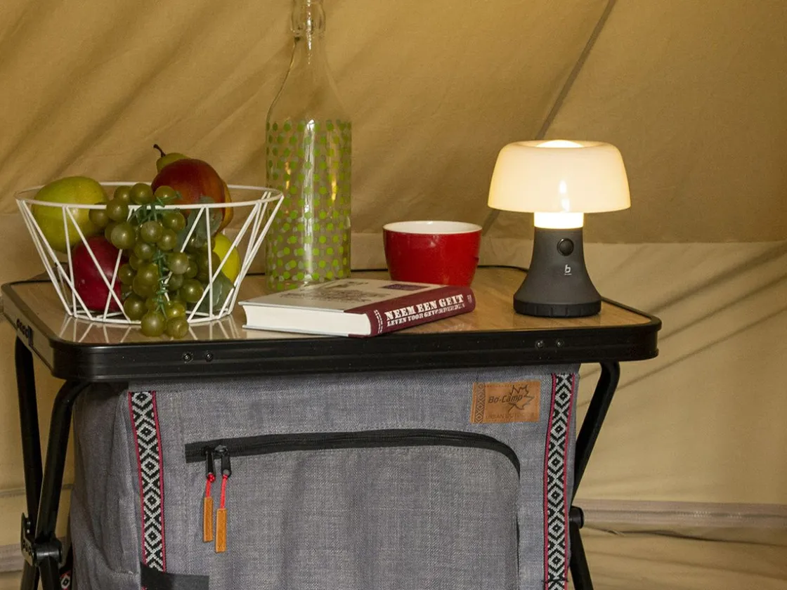 Bo-Camp Campinglampen Batteriebetrieben|Campinglampen Batteriebetrieben^Sirius Tischlampe - Grey