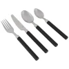 Bo-Camp 16-Teiliges Besteckset - Black< Besteck