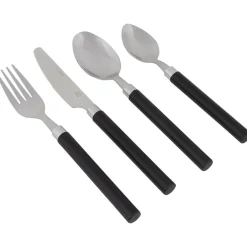Bo-Camp 16-Teiliges Besteckset - Black< Besteck