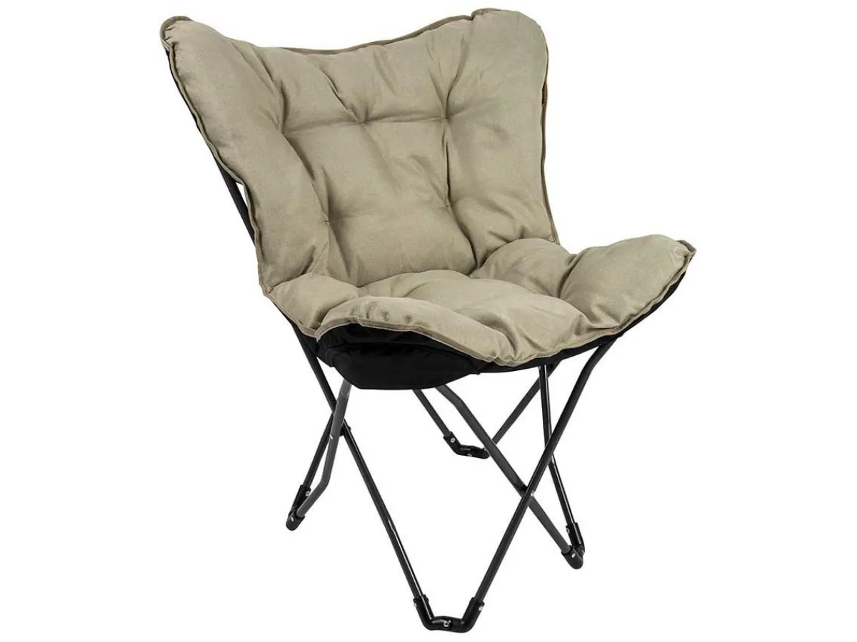 Bo-Camp Urban Outdoor Redbridge Beige Schmetterlingsstuhl< Schmetterlingstühle|Faltstühle