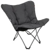 Bo-Camp Urban Outdoor Redbrigde L Schmetterlingsstuhl - Grey< Schmetterlingstühle|Faltstühle