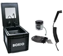 Boxio Waschbecken-Wash Waschbecken mit Dusche - Black