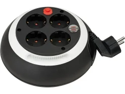 Brennenstuhl Schuko Kabeltrommel^Comfort-Line 4-fach Kabeltrommel