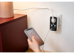 Brennenstuhl Schuko Stecker^digitaler USB-A/C-Countdown-Timer