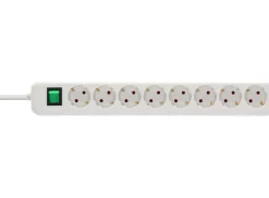 Brennenstuhl Schuko Steckdosen-Eco-Line 8-fach Steckdose mit Schalter