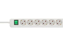 Brennenstuhl Schuko Steckdosen^Eco-Line 6-fach Steckdose mit Schalter