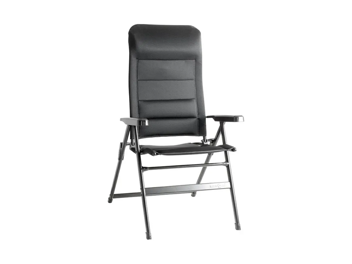 Brunner Aravel 3D Large Klappstuhl - Black< Campingstühle Mit Verstellbarer Rückenlehne|Klappstühle
