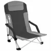 Brunner Bula Strandstuhl - Black/Grey< Strandstühle