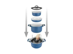 Brunner Töpfe & Pfannen-Carezza Magnet 7-teiliges Topfset - Ø 22 cm