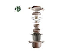 Brunner Chocolate 9+1 Topfset - Ø 22 cm< Töpfe & Pfannen
