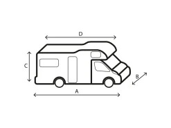 Brunner Wohnmobil Schutzhüllen^Design 12M Wohnmobilabdeckung - 700 - 750 cm
