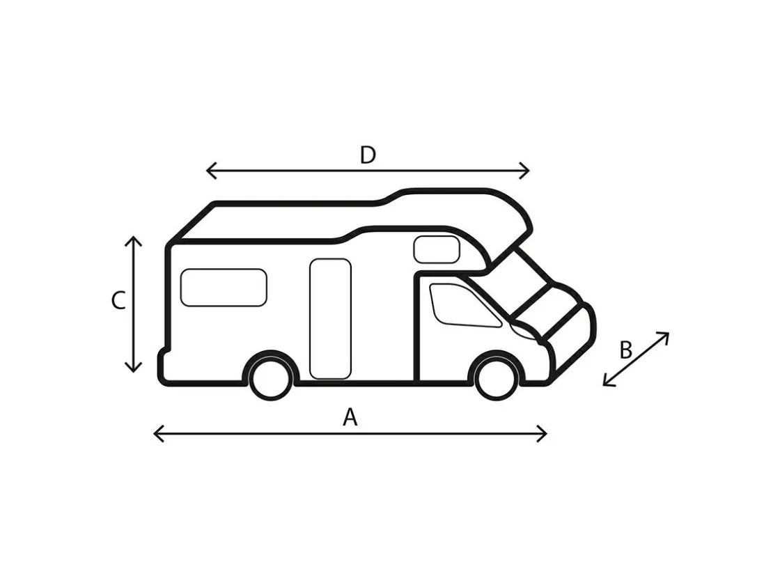 Brunner Wohnmobil Schutzhüllen^Design 12M Wohnmobilabdeckung - 700 - 750 cm