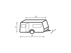 Brunner Wohnwagen Schutzhüllen-Design 12M Wohnwagen Schützhulle - 450-500 cm