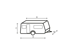 Brunner Design 12M Wohnwagen Schützhulle - 550-600 cm< Wohnwagen Schutzhüllen
